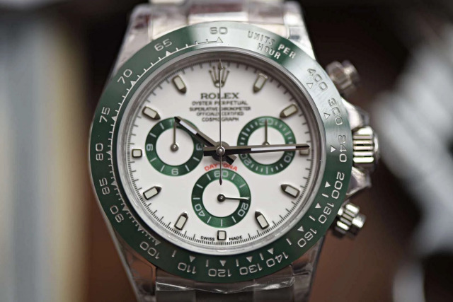 BL Factory Replica Rolex Daytona 116520LV – Green Lizard in the Rain Forest