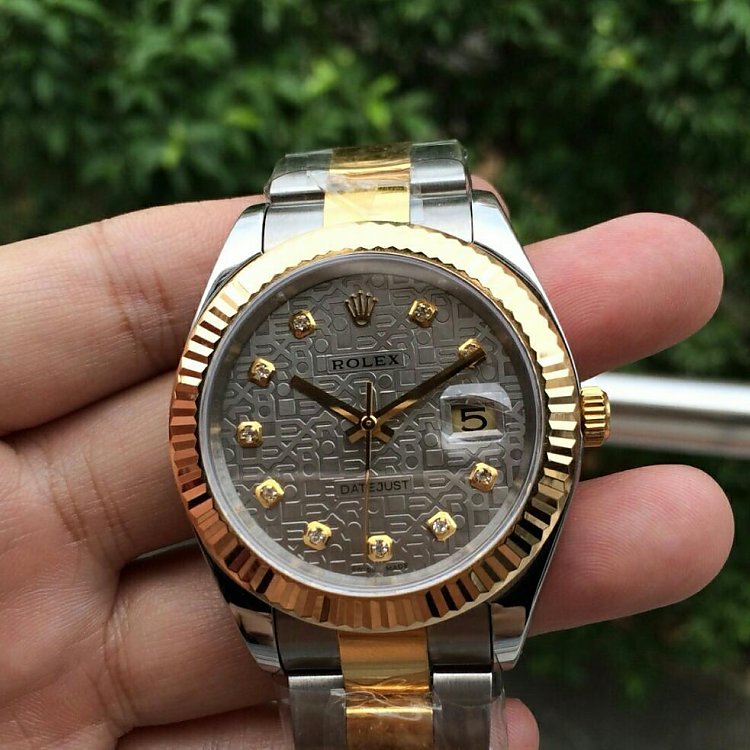 Changrong Factory Replica Rolex Datejust 41mm 18K Real Gold with Swiss ETA 2836-2 Movement